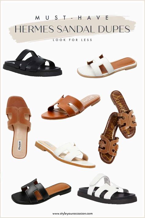 hermes like sandals|hermes dupe sandals primark.